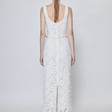 SIMKHAI - ELOISE LACE MAXI DRESS - Ivory