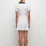SIMKHAI - PAGE KNIT POLO MINI DRESS - Ivory
