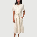 Simkhai - AUDRIA BELTED MIDI DRESS - Ivory