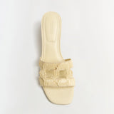 Simkhai - Monogram Flat Sandal - Raffia