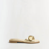 Simkhai - Gigi Oyster Leather Flat - Gold