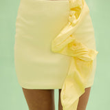 PatBO - Taffeta Tarsila Skirt - Yellow