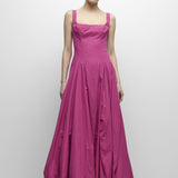 Simkhai - HALLY COTTON BUBBLE MIDI DRESS - BOUGAINVILLEA