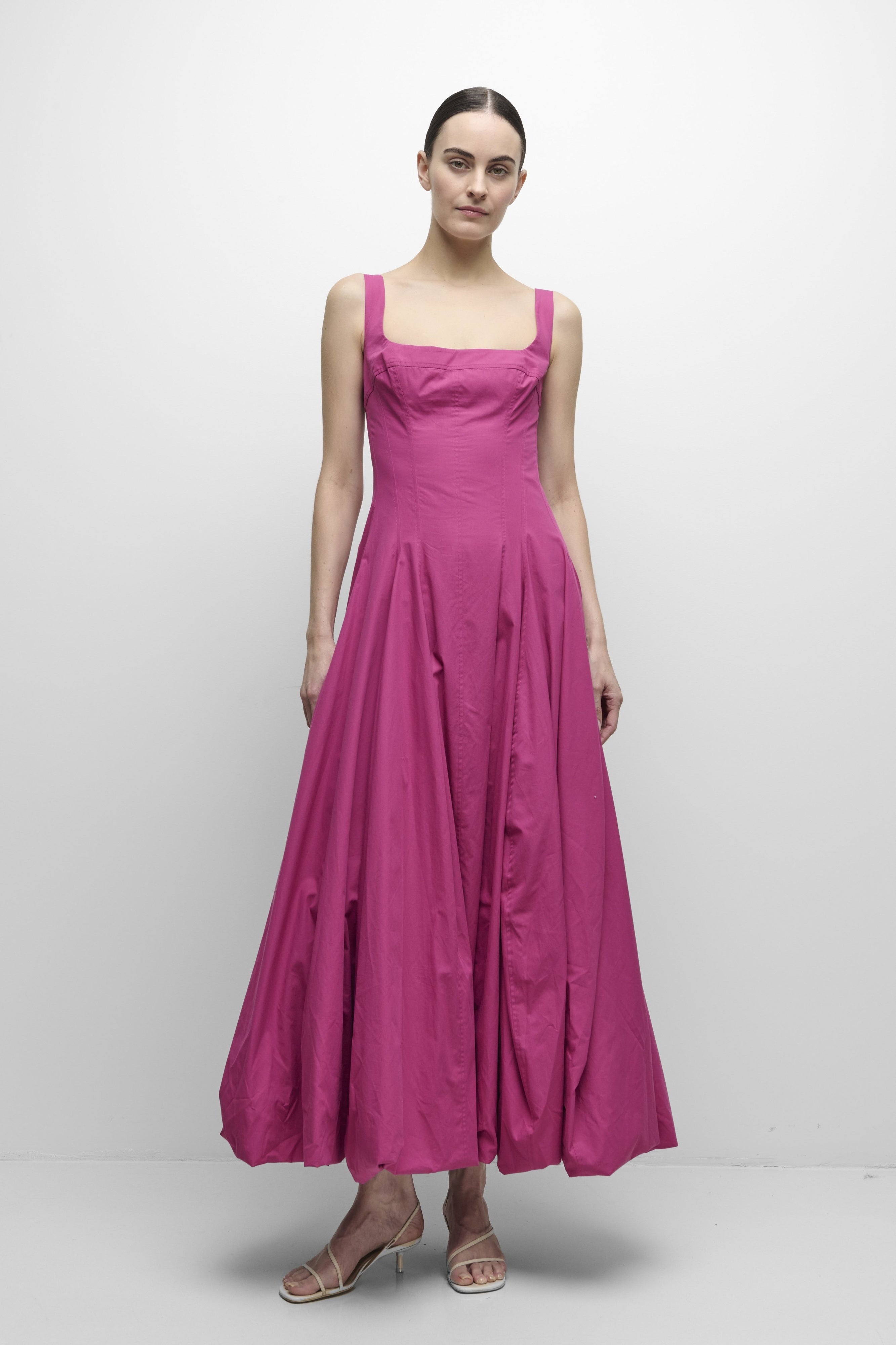 Simkhai - HALLY COTTON BUBBLE MIDI DRESS