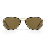 chrome green tortoise shell sunglasses
