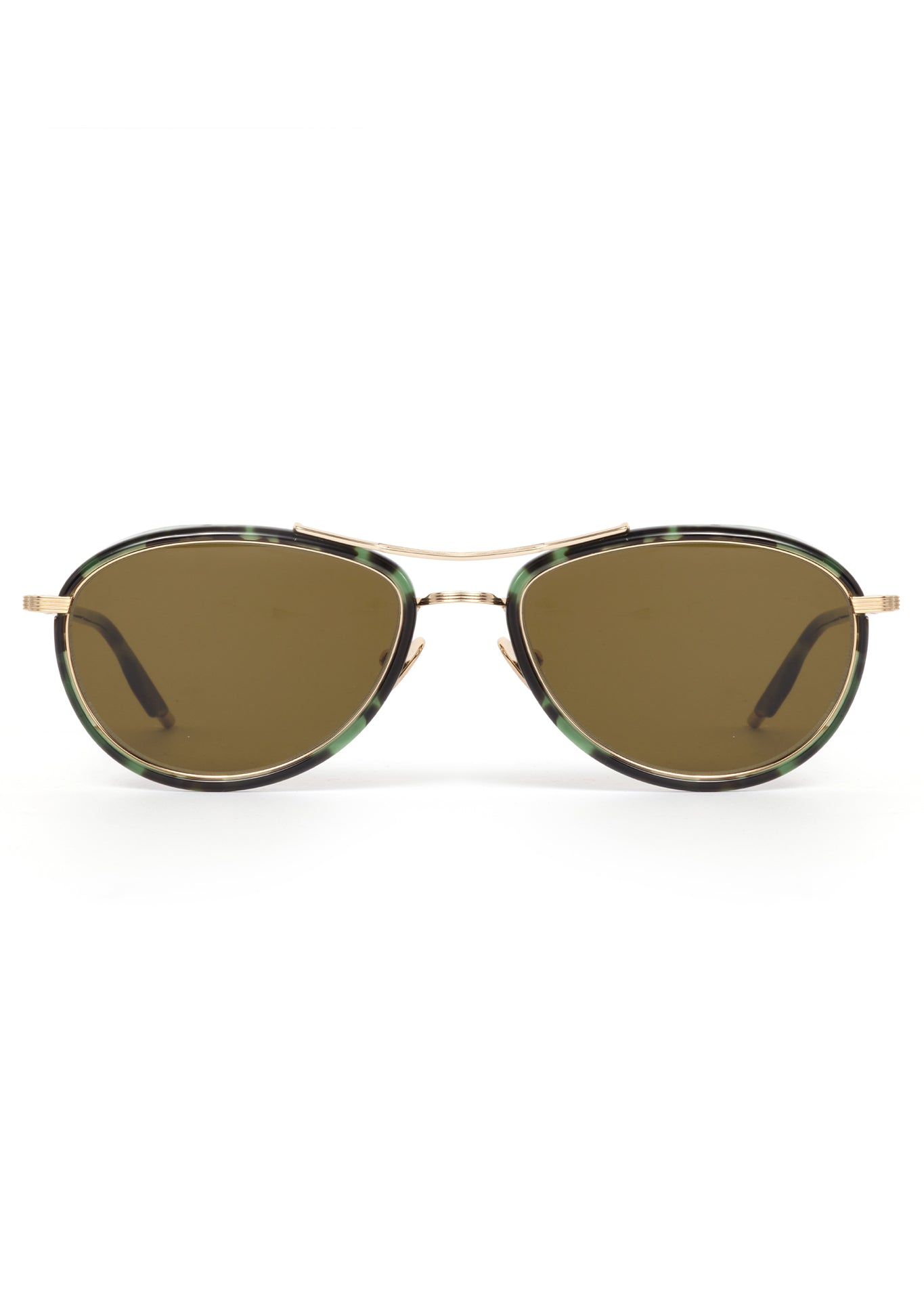 chrome green tortoise shell sunglasses