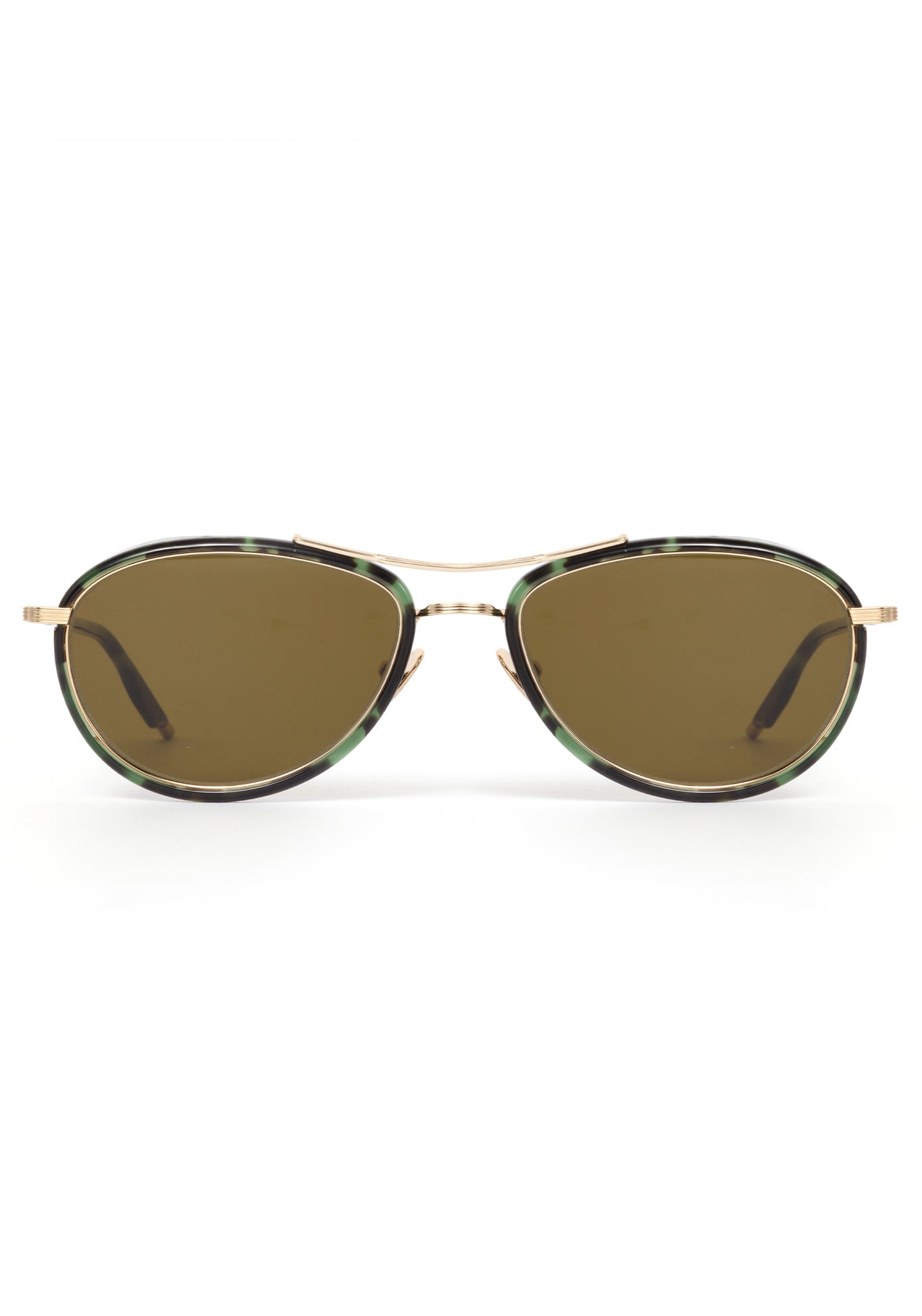 chrome green tortoise shell sunglasses