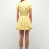 SIMKHAI - LIRINNE MINI BUBBLE DRESS - GOLDEN HAZE