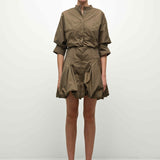 Simkhai - EFFIE BUBBLE MINI DRESS - Sea Turtle