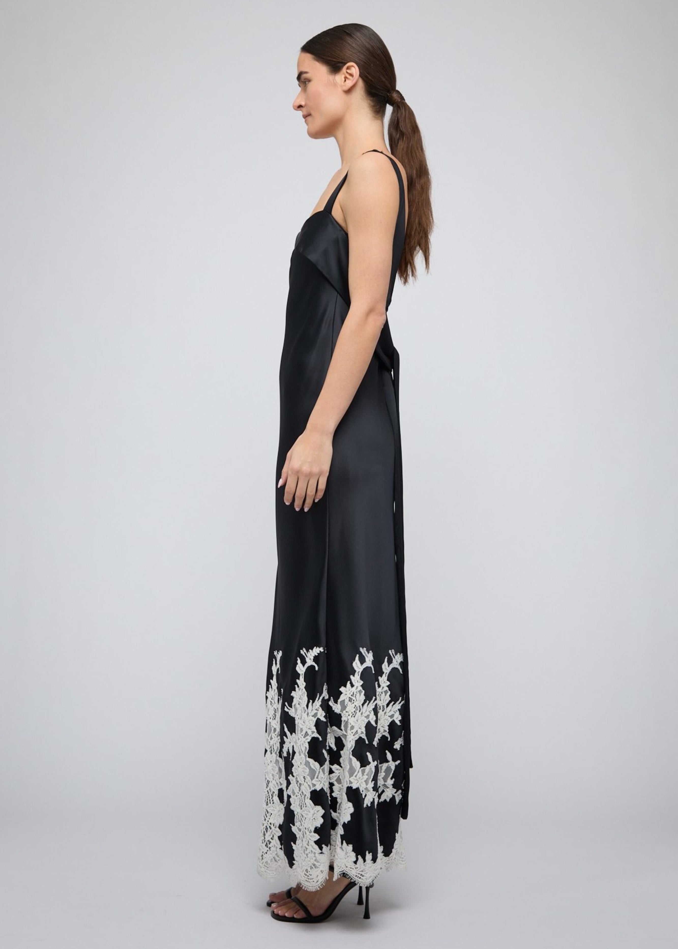Simkhai -  LEA S/L MIDI DRESS - Black