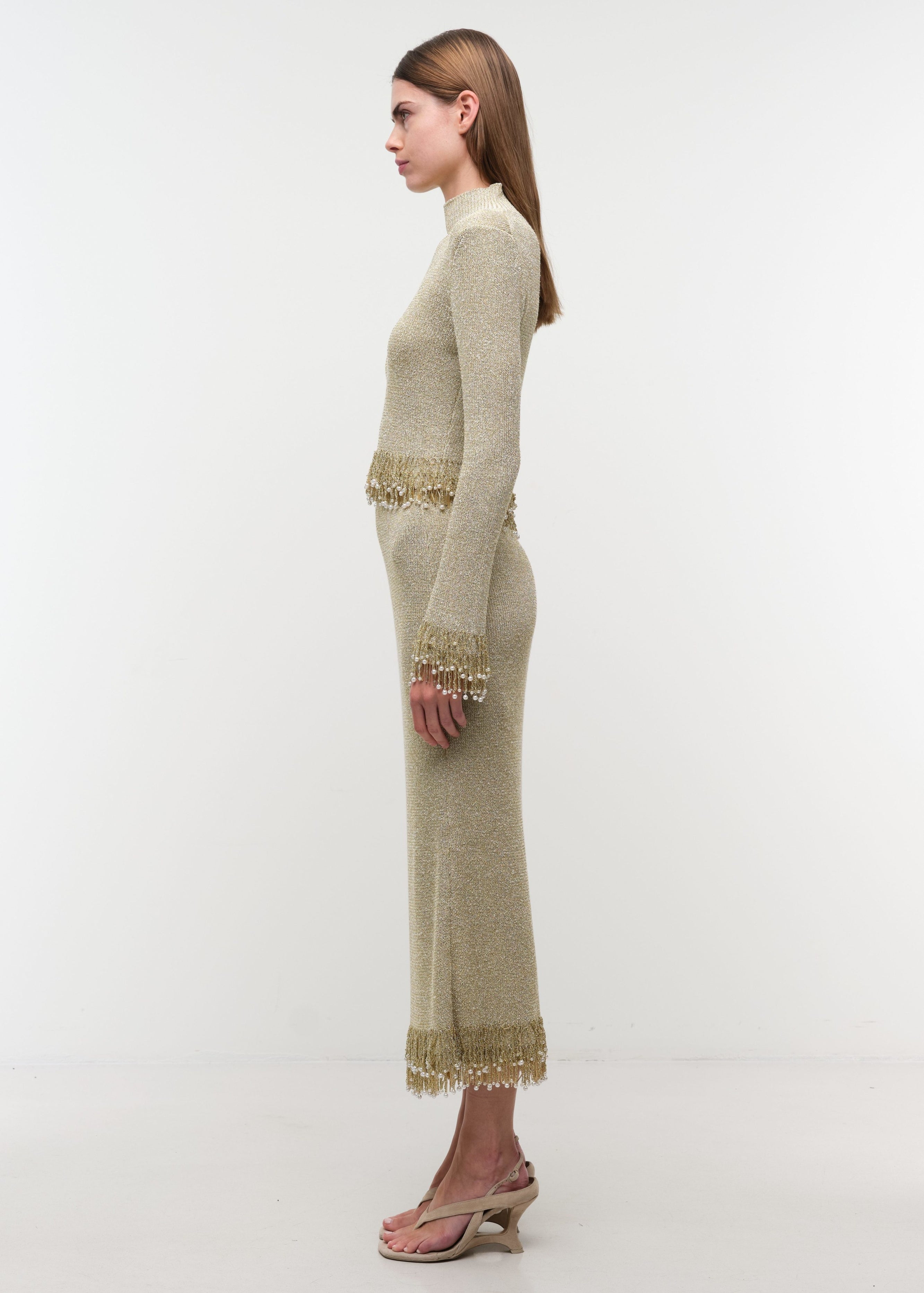 Simkhai - TALI L/S TOP - Gold