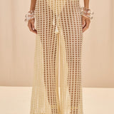 PatBO - Selene Mesh Pant - Off White