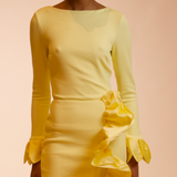 PatBO - Taffeta Tarsila Top - Yellow