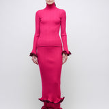 Simkhai - Lola Turtleneck - Pomegranate