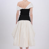 Simkhai - Corinn Midi Skirt - Black / Ivory