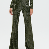 PatBO - Bossa Sequin Pants - Green