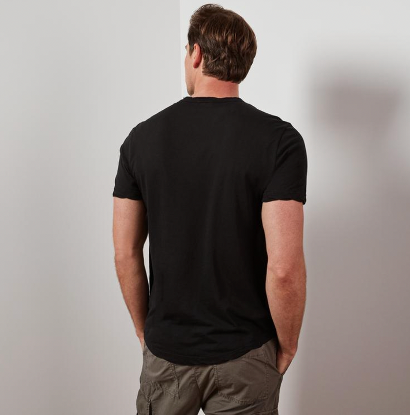 James Perse Clear Jersey Crew Black Sunni Spencer Apr s Sea