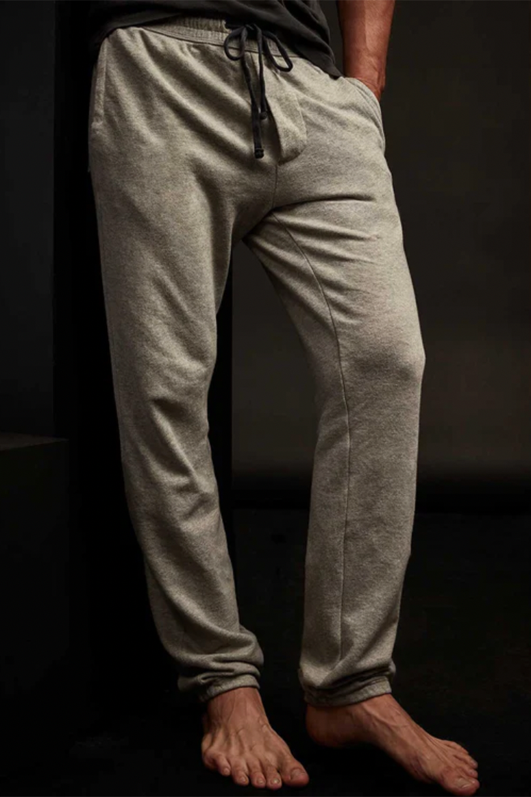 James Perse - Vintage French Terry Sweatpant - Heather Grey