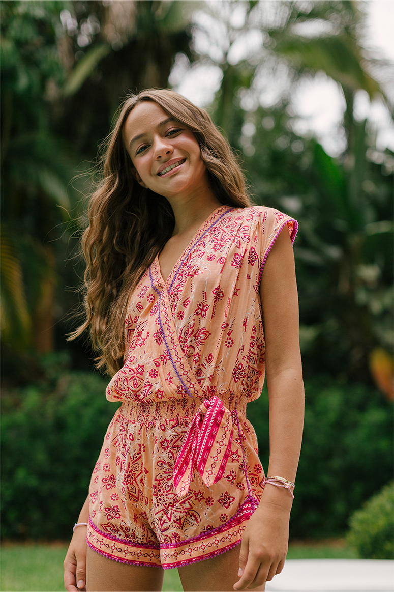 Short jumpsuit for kids sales