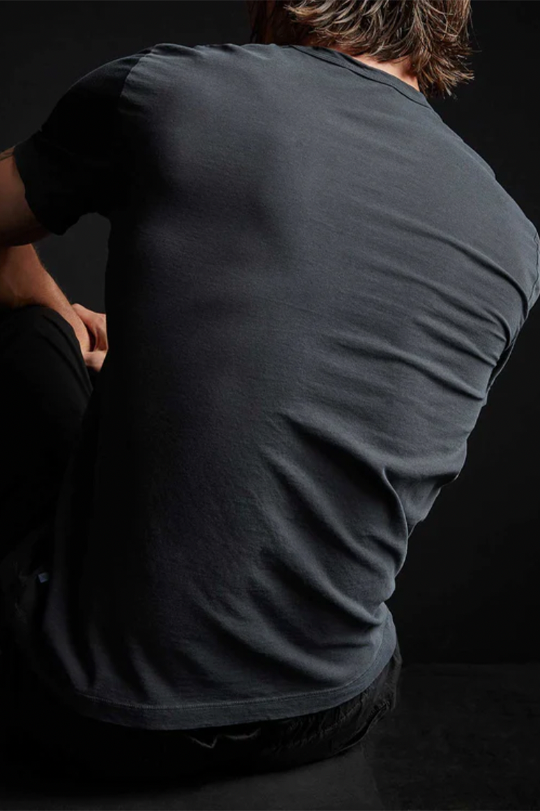 James Perse - Short Sleeve Crew Neck - Titan Pigment