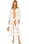 Miguelina - Mariah Lace Coverup - Pure White