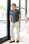 James Perse - Short Sleeve Crew Neck - Titan Pigment