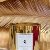 Sunni Spencer - Limited Edition Holiday Island Candle - Gold Grand