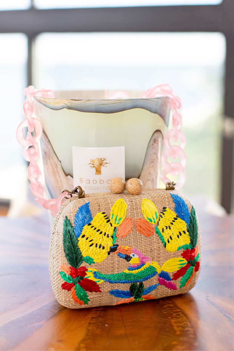 Serpui 2025 straw clutch