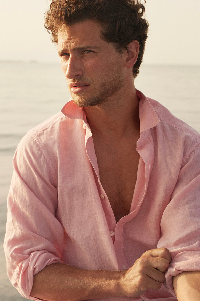 Pastel pink shirt deals mens