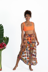 Miguelina - Pilar Hand Knit Maxi Skirt - Brown Multi