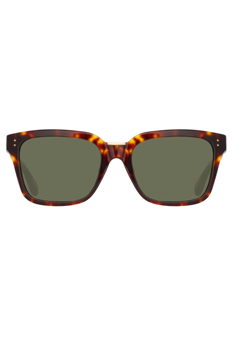 LINDA FARROW - Desiree D-Frame Sunglasses - Tortoiseshell