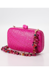 Serpui - Rose Bun Clutch Bag - Pink