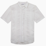 Thorsun - Short Sleeve Linen Button Down - White
