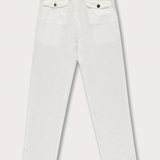 Love Brand & Co - Men's Randall Linen Trousers - White