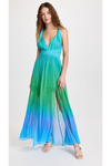 Rococo Sand - Kiki Long Dress - Blue & Green Ombre