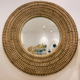 Braided Mirror - Brown