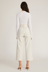 Marissa Webb - Bo Paper Bag Canvas Patched Boyfriend Pant - Oat