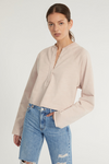 Marissa Webb - So Uptight Plunge Henley - Quartz