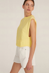 Marissa Webb - So Relaxed Jersey Muscle Tee - Citrine