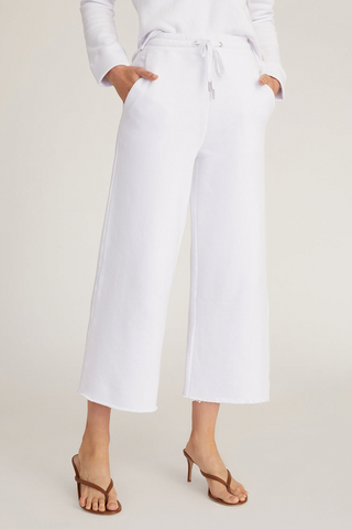Marissa Webb - So High Waisted French Terry Sweatpants - White