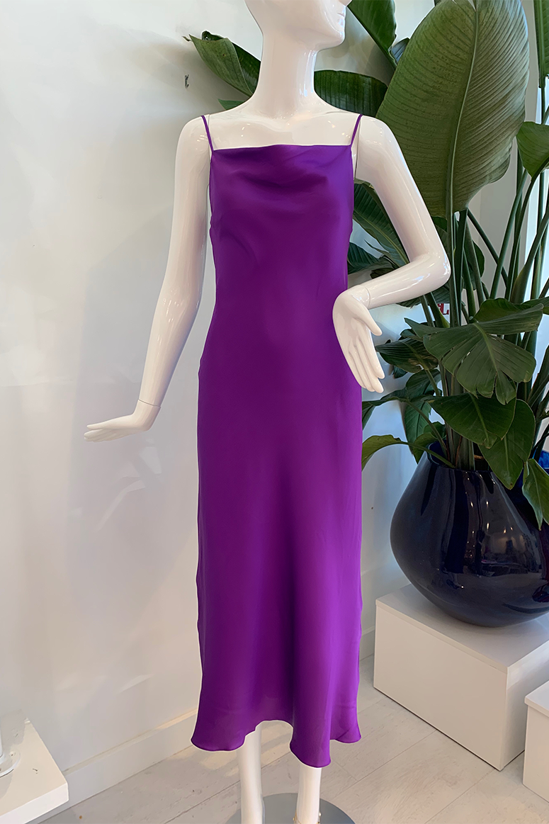 Silk Roads by Adriana Iglesias - Aura Dress - Purple