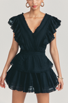 LoveShackFancy - Gwen Mini Dress - Black