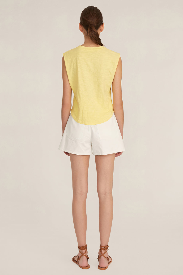 Marissa Webb - So Relaxed Jersey Muscle Tee - Citrine