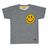 Aviator Nation - Kid's Smiley 2 Tee - Heather Grey