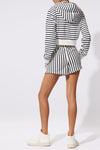 Solid & Striped - The Jolie Short - Varsity Blue and Marshmallow
